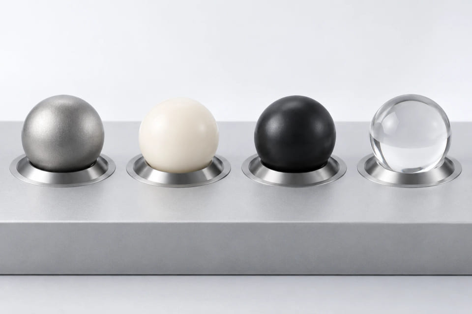 Materialkonzepte aus Stahl, Polymer, Keramik und Glas